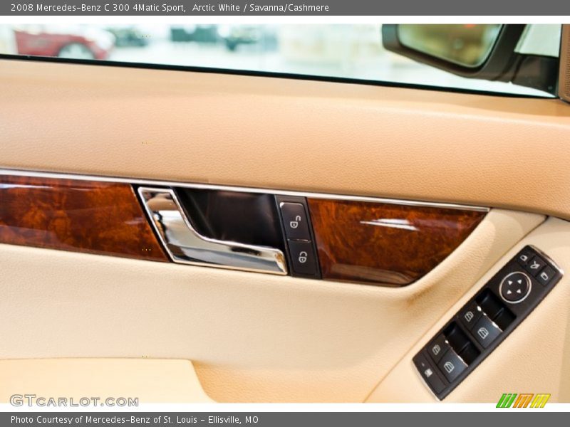 Arctic White / Savanna/Cashmere 2008 Mercedes-Benz C 300 4Matic Sport