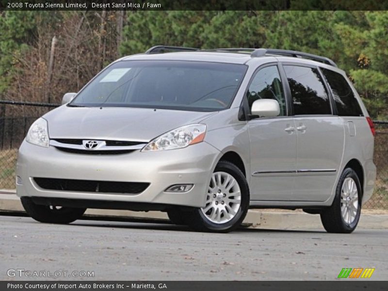 Desert Sand Mica / Fawn 2008 Toyota Sienna Limited