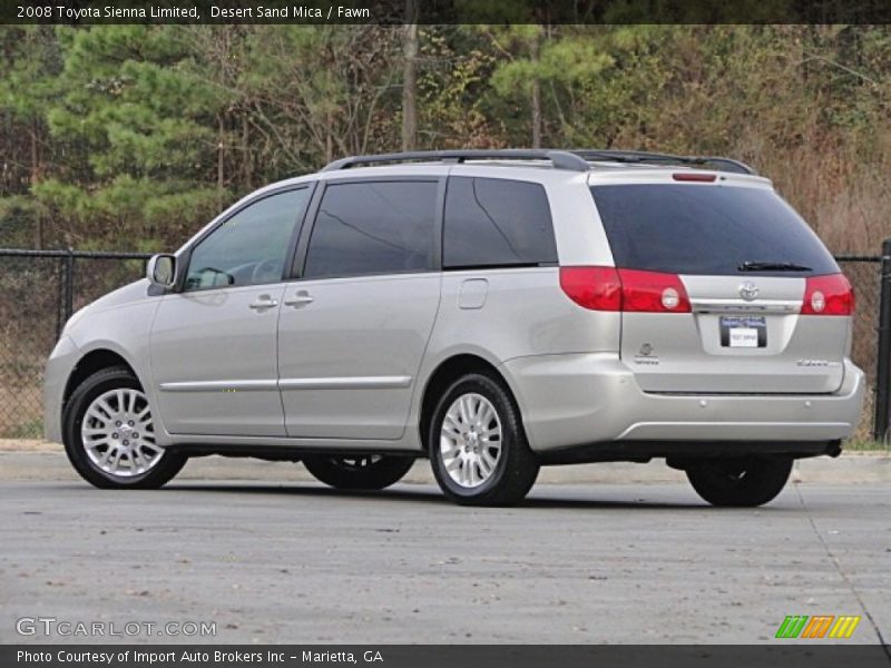 Desert Sand Mica / Fawn 2008 Toyota Sienna Limited
