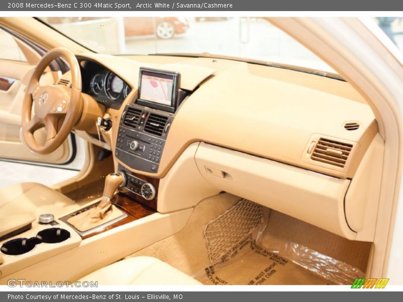 Arctic White / Savanna/Cashmere 2008 Mercedes-Benz C 300 4Matic Sport