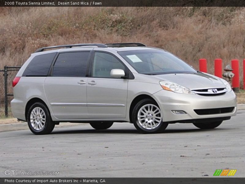Desert Sand Mica / Fawn 2008 Toyota Sienna Limited