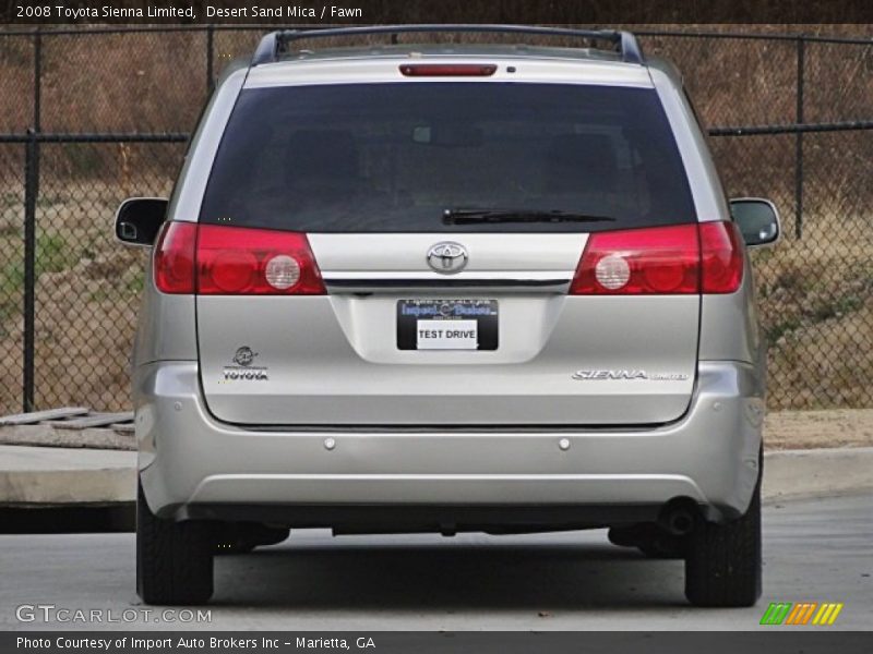 Desert Sand Mica / Fawn 2008 Toyota Sienna Limited