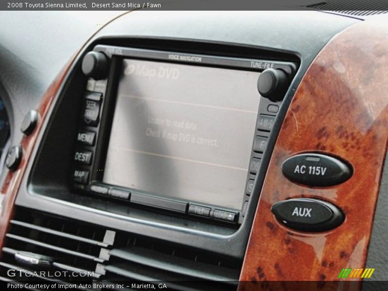 Desert Sand Mica / Fawn 2008 Toyota Sienna Limited