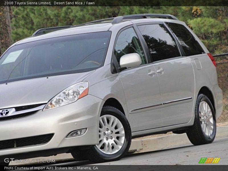 Desert Sand Mica / Fawn 2008 Toyota Sienna Limited