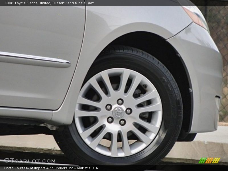 Desert Sand Mica / Fawn 2008 Toyota Sienna Limited