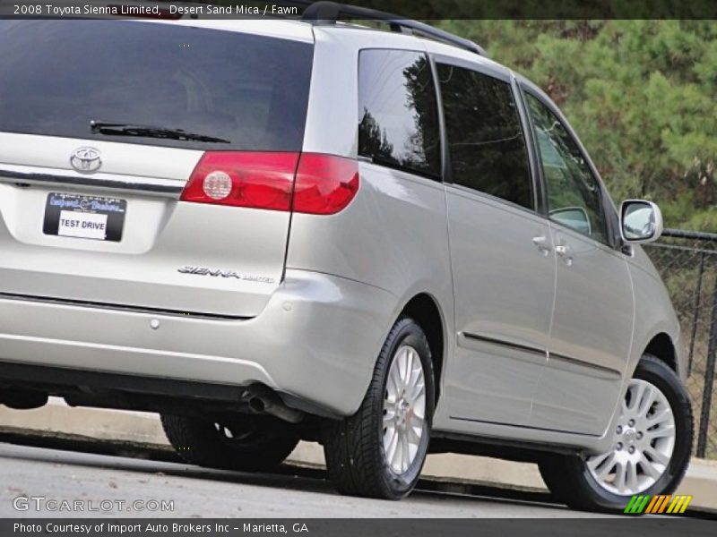 Desert Sand Mica / Fawn 2008 Toyota Sienna Limited