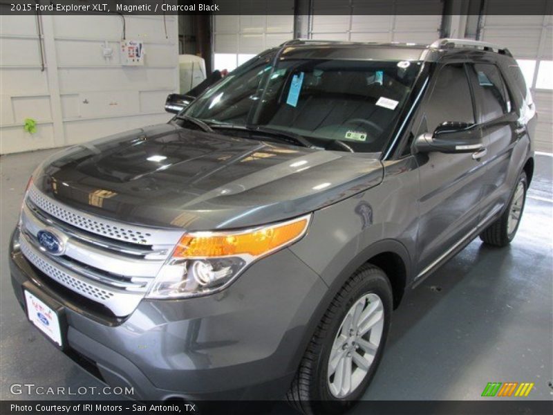 Magnetic / Charcoal Black 2015 Ford Explorer XLT