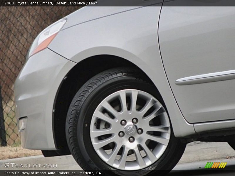 Desert Sand Mica / Fawn 2008 Toyota Sienna Limited