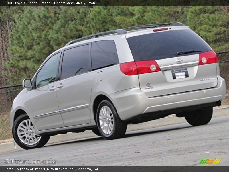 Desert Sand Mica / Fawn 2008 Toyota Sienna Limited