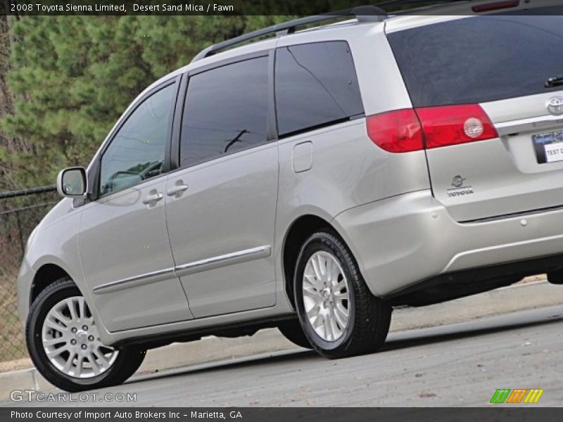 Desert Sand Mica / Fawn 2008 Toyota Sienna Limited