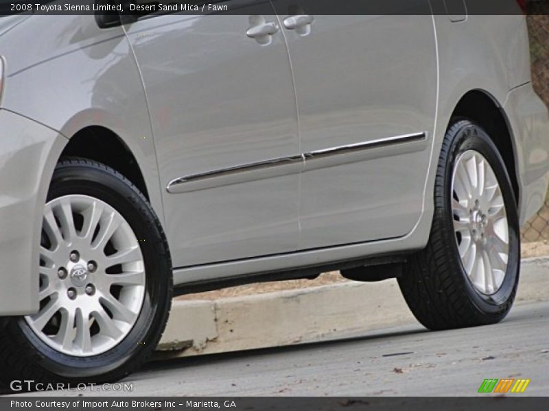 Desert Sand Mica / Fawn 2008 Toyota Sienna Limited
