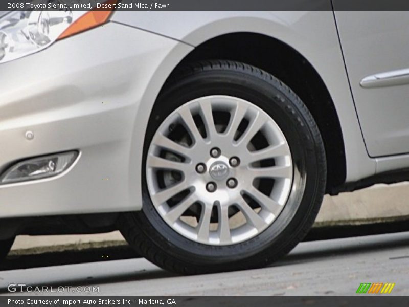 Desert Sand Mica / Fawn 2008 Toyota Sienna Limited