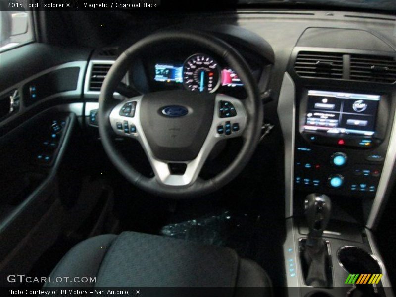 Magnetic / Charcoal Black 2015 Ford Explorer XLT