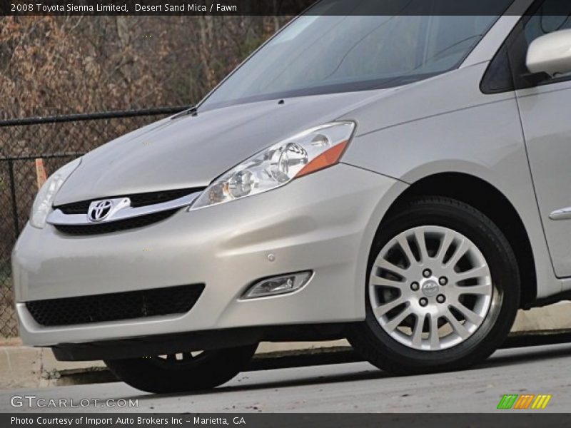 Desert Sand Mica / Fawn 2008 Toyota Sienna Limited