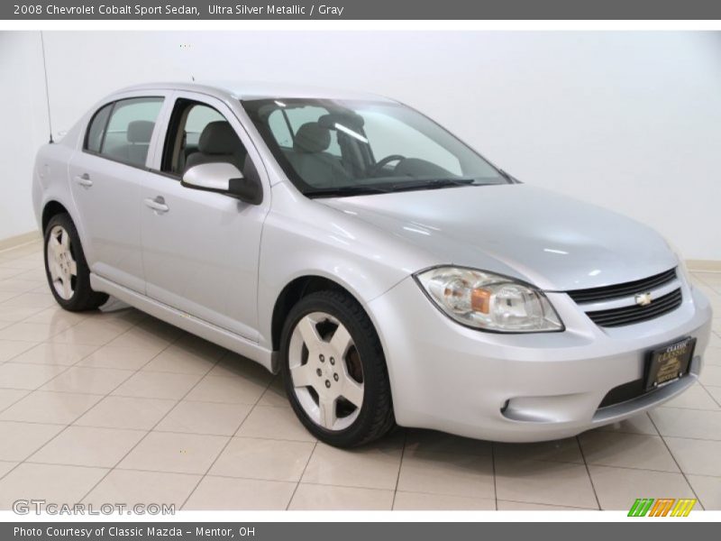 Ultra Silver Metallic / Gray 2008 Chevrolet Cobalt Sport Sedan