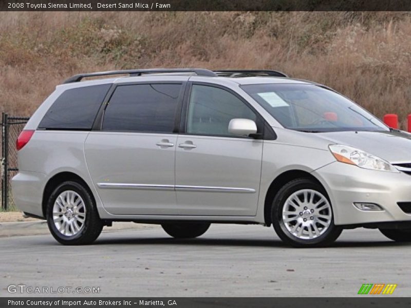 Desert Sand Mica / Fawn 2008 Toyota Sienna Limited