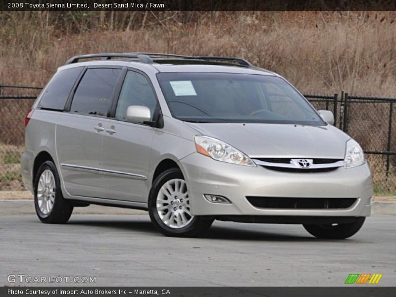 Desert Sand Mica / Fawn 2008 Toyota Sienna Limited