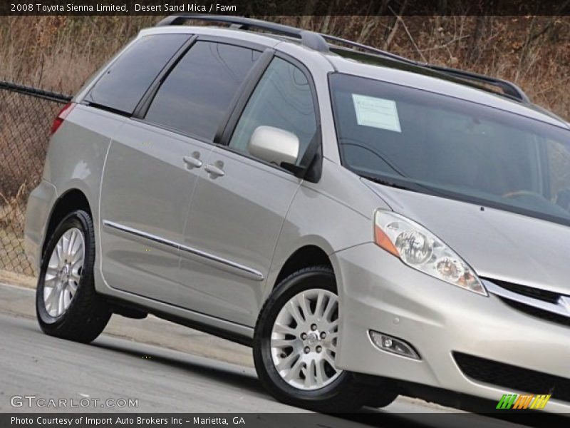 Desert Sand Mica / Fawn 2008 Toyota Sienna Limited