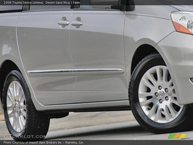 Desert Sand Mica / Fawn 2008 Toyota Sienna Limited