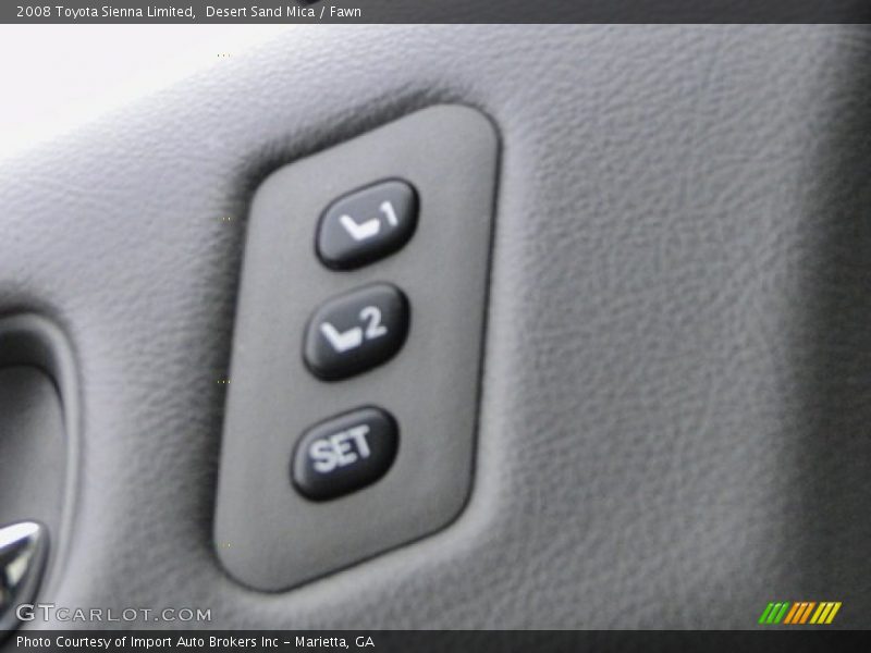 Desert Sand Mica / Fawn 2008 Toyota Sienna Limited