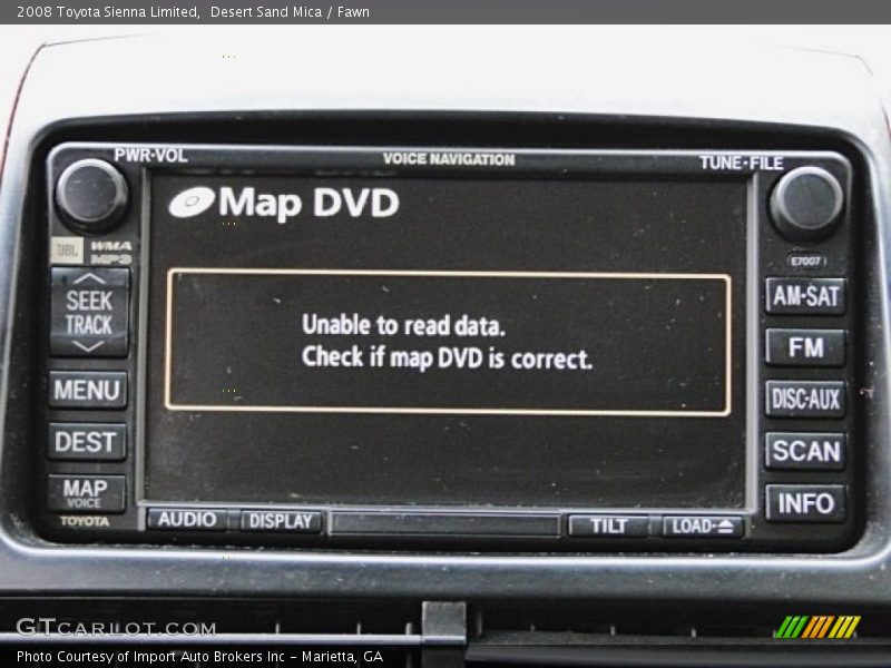 Desert Sand Mica / Fawn 2008 Toyota Sienna Limited