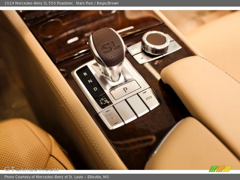 Mars Red / Beige/Brown 2014 Mercedes-Benz SL 550 Roadster