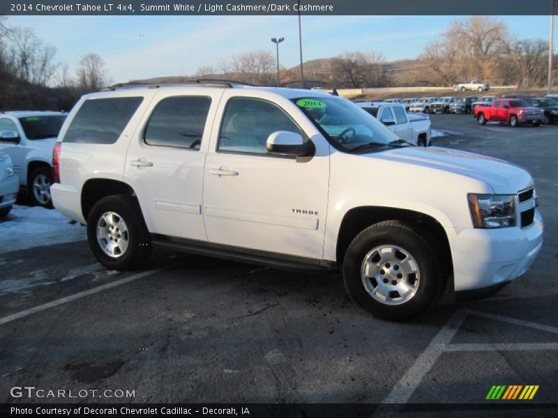 Summit White / Light Cashmere/Dark Cashmere 2014 Chevrolet Tahoe LT 4x4
