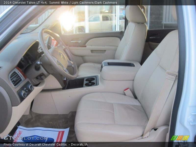 Summit White / Light Cashmere/Dark Cashmere 2014 Chevrolet Tahoe LT 4x4