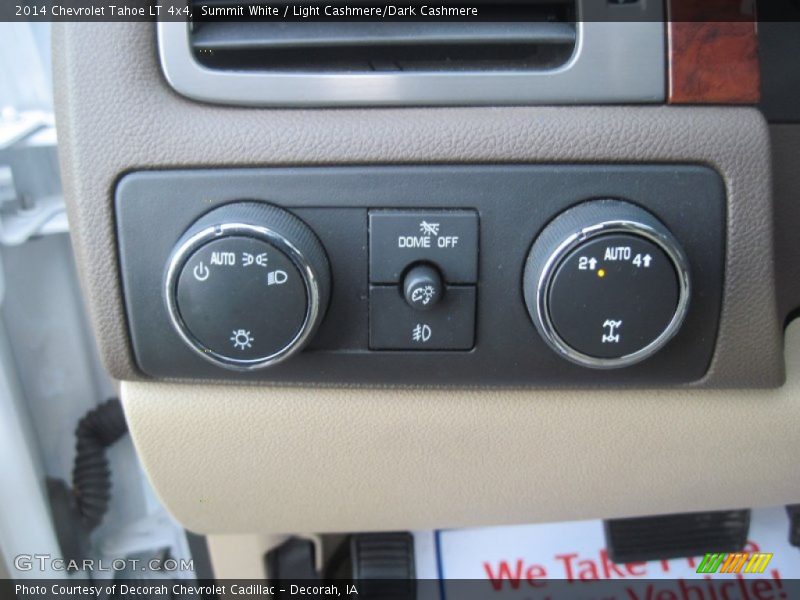 Summit White / Light Cashmere/Dark Cashmere 2014 Chevrolet Tahoe LT 4x4