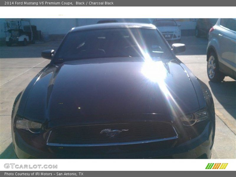 Black / Charcoal Black 2014 Ford Mustang V6 Premium Coupe