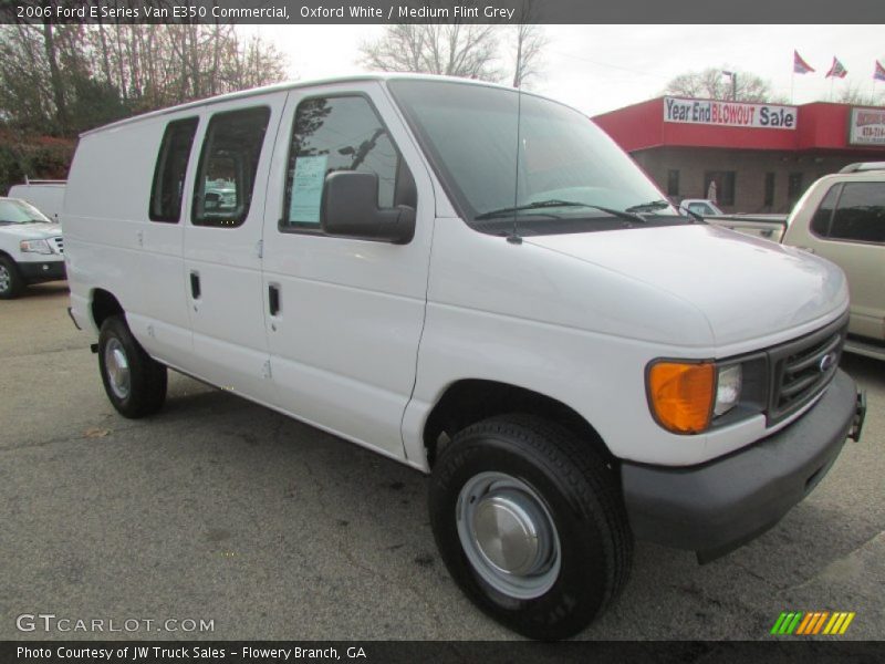 Oxford White / Medium Flint Grey 2006 Ford E Series Van E350 Commercial