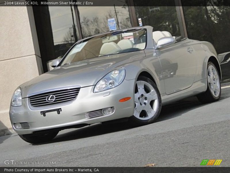 Millennium Silver Metallic / Ecru 2004 Lexus SC 430