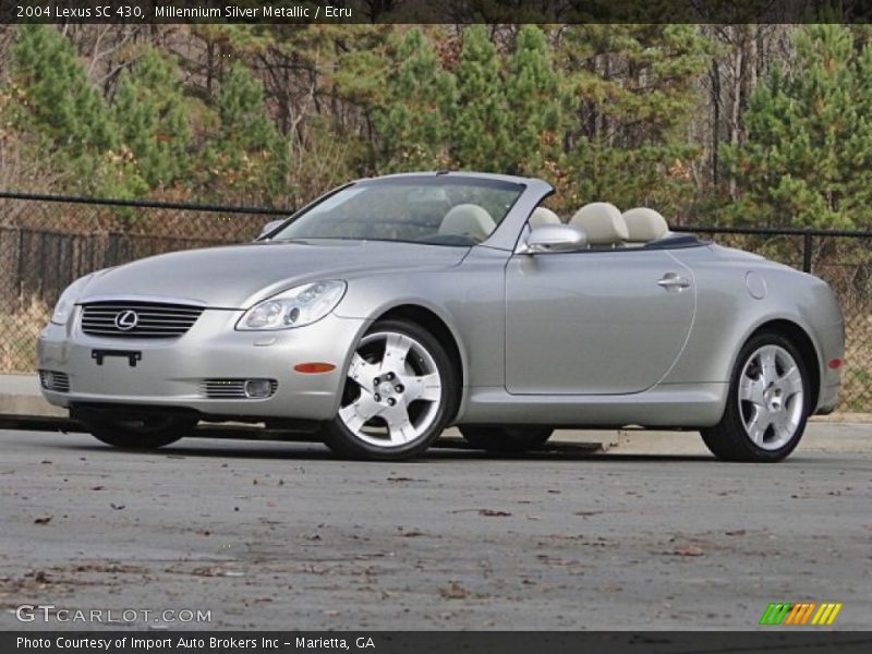 Millennium Silver Metallic / Ecru 2004 Lexus SC 430