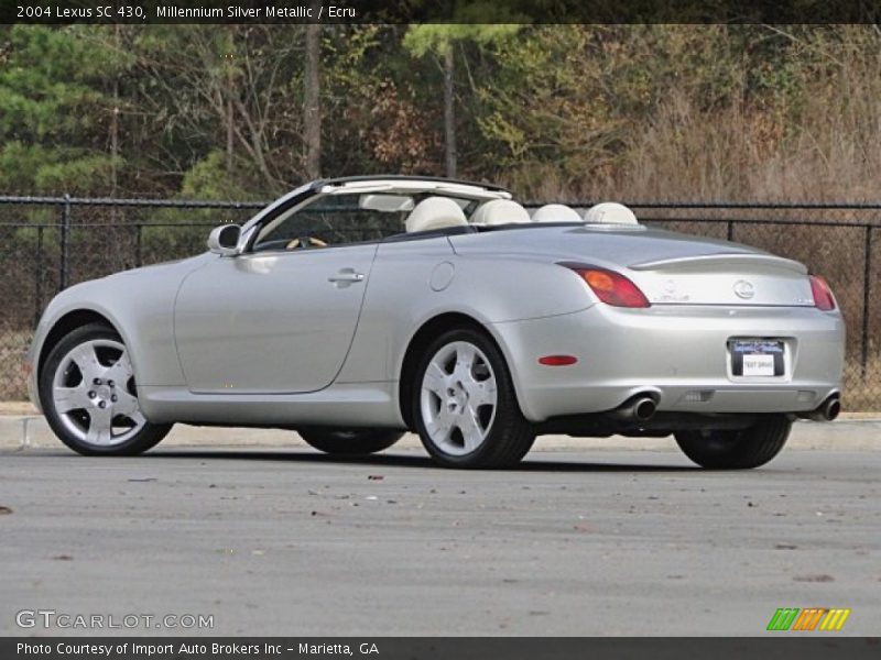 Millennium Silver Metallic / Ecru 2004 Lexus SC 430
