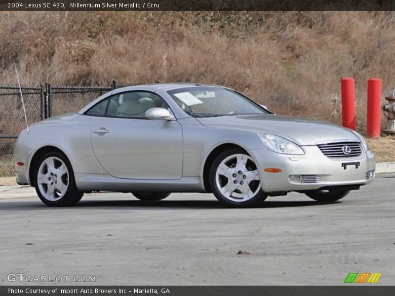 Millennium Silver Metallic / Ecru 2004 Lexus SC 430