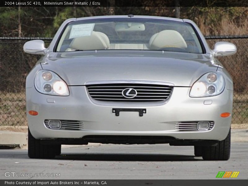 Millennium Silver Metallic / Ecru 2004 Lexus SC 430