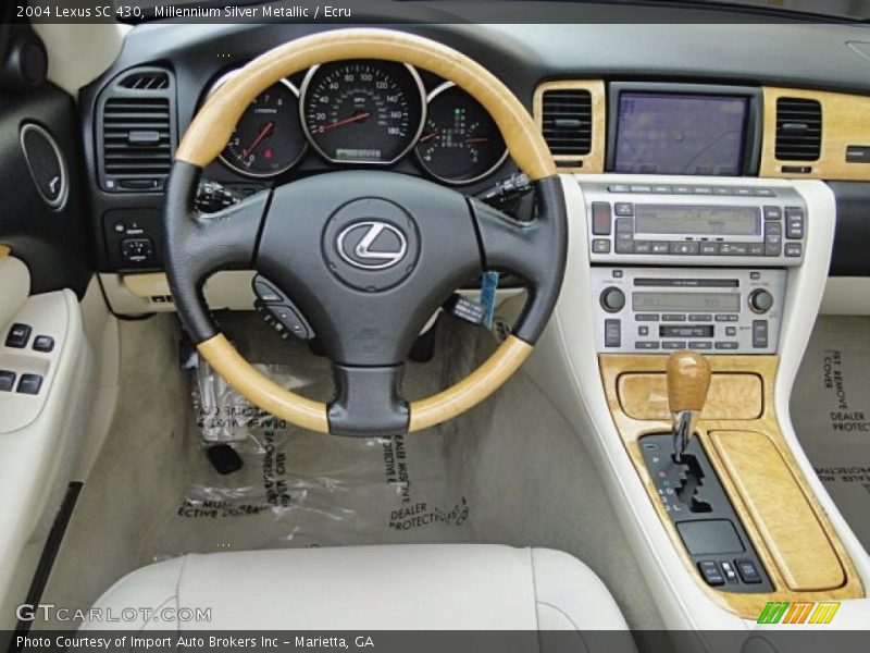 Millennium Silver Metallic / Ecru 2004 Lexus SC 430