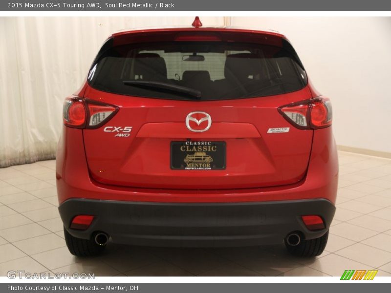 Soul Red Metallic / Black 2015 Mazda CX-5 Touring AWD