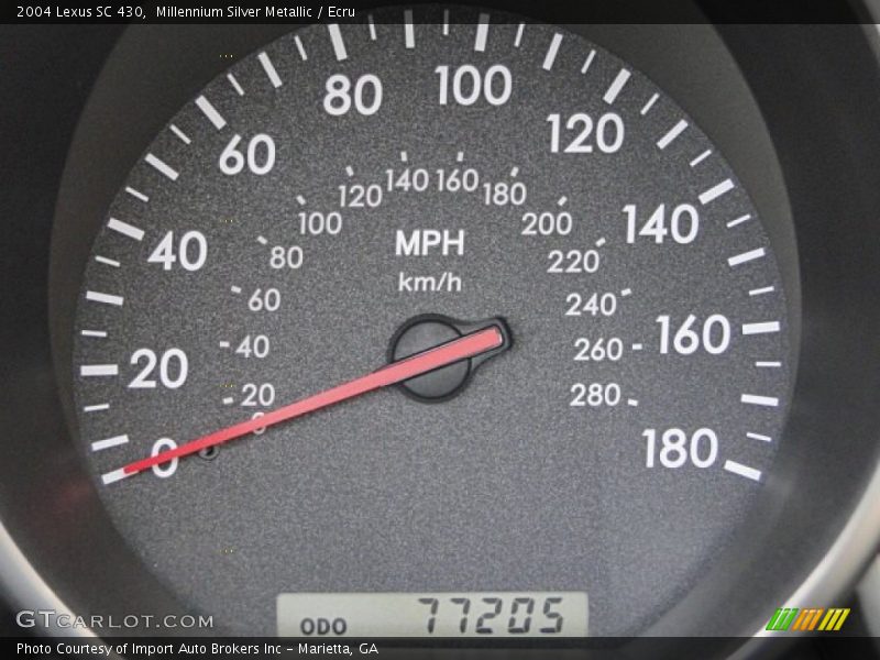 Millennium Silver Metallic / Ecru 2004 Lexus SC 430
