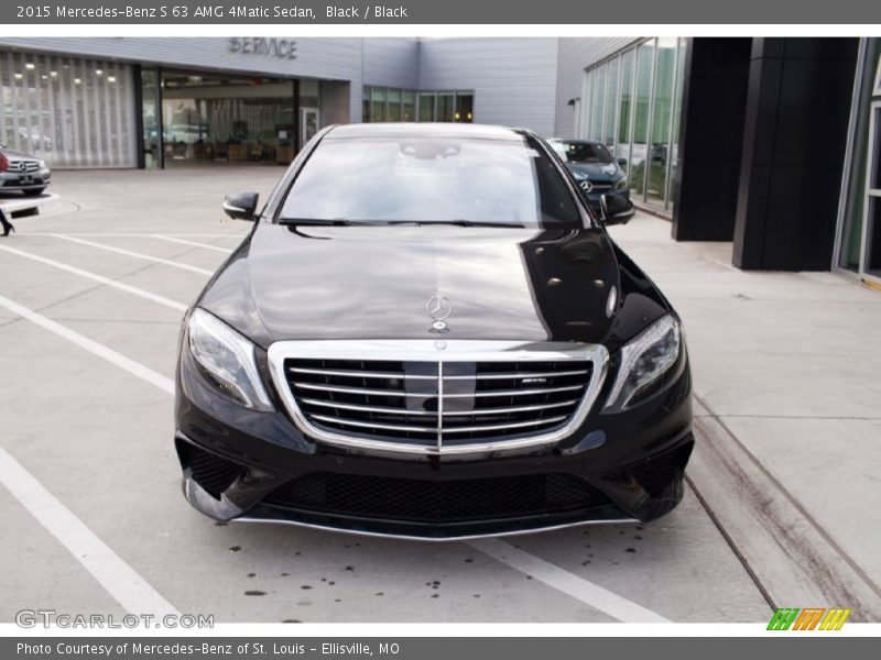 Black / Black 2015 Mercedes-Benz S 63 AMG 4Matic Sedan