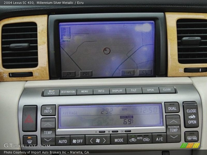 Millennium Silver Metallic / Ecru 2004 Lexus SC 430