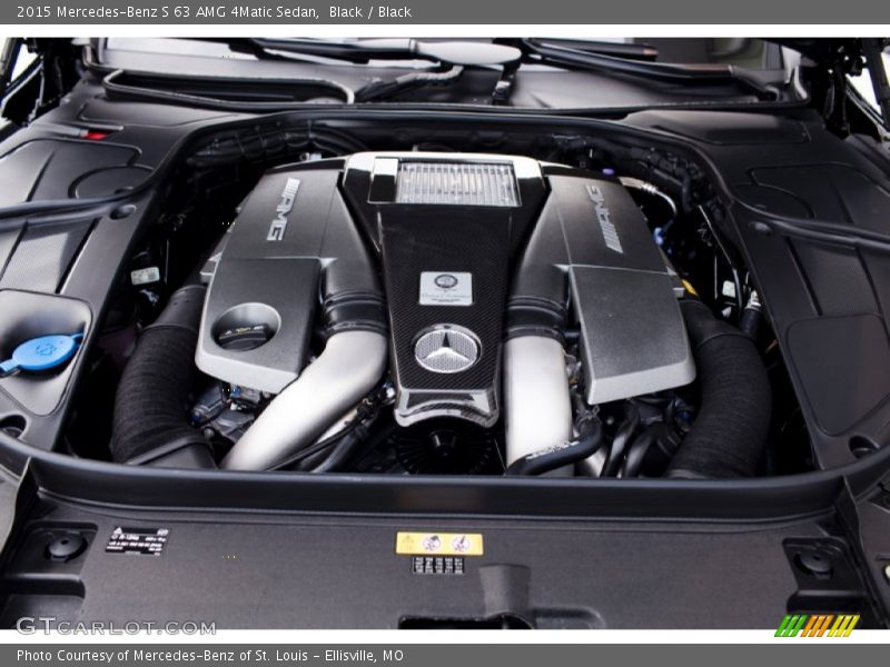 Black / Black 2015 Mercedes-Benz S 63 AMG 4Matic Sedan