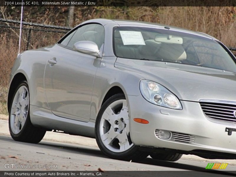 Millennium Silver Metallic / Ecru 2004 Lexus SC 430