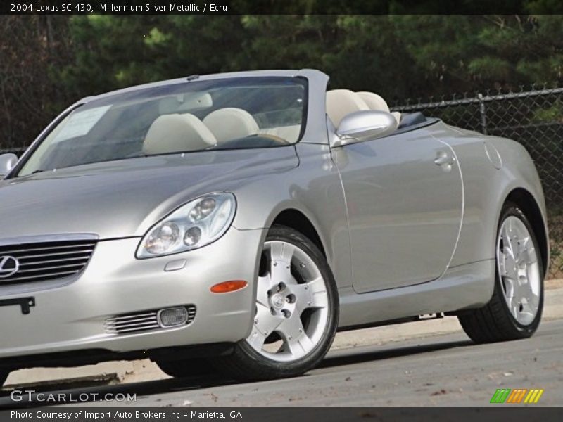 Millennium Silver Metallic / Ecru 2004 Lexus SC 430