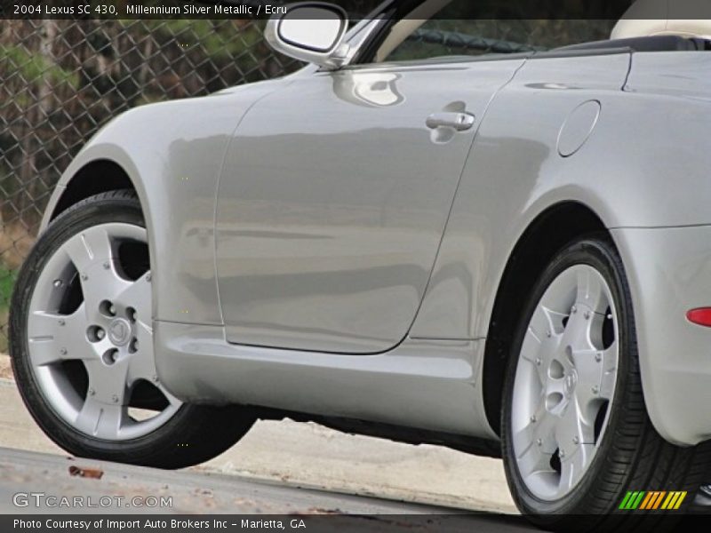 Millennium Silver Metallic / Ecru 2004 Lexus SC 430