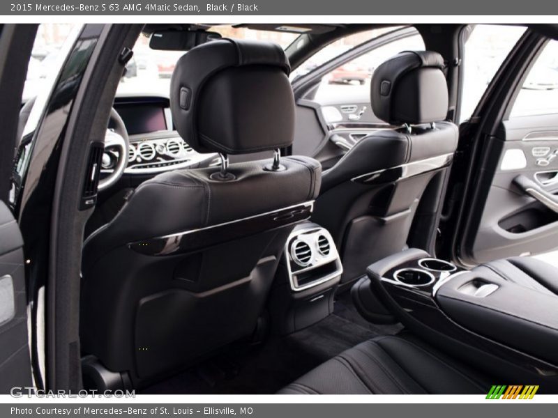 Black / Black 2015 Mercedes-Benz S 63 AMG 4Matic Sedan