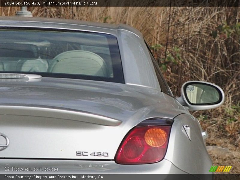 Millennium Silver Metallic / Ecru 2004 Lexus SC 430