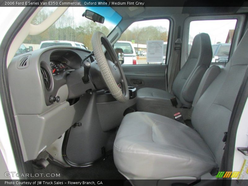 Oxford White / Medium Flint Grey 2006 Ford E Series Van E350 Commercial