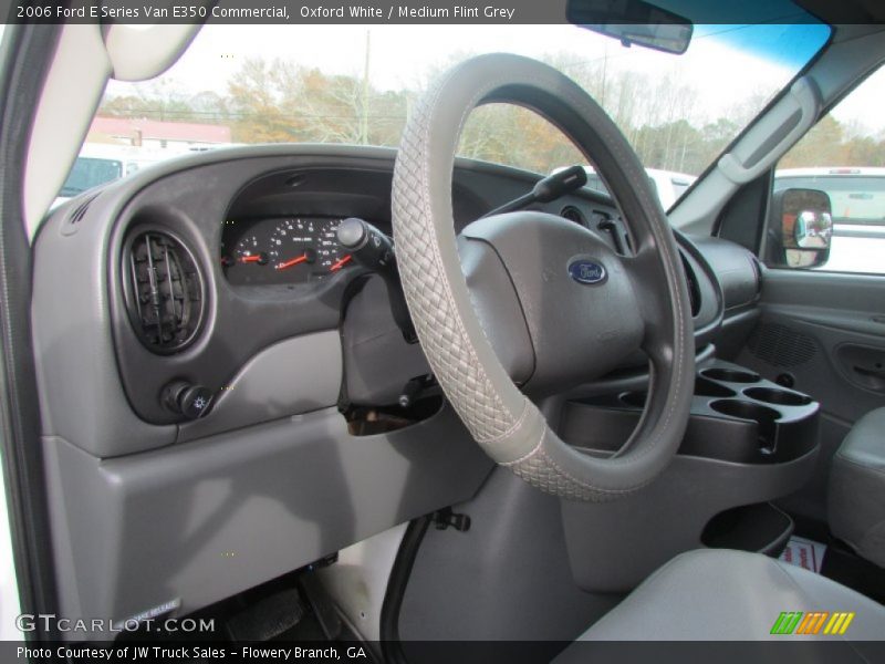Oxford White / Medium Flint Grey 2006 Ford E Series Van E350 Commercial