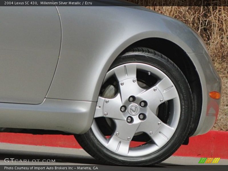 Millennium Silver Metallic / Ecru 2004 Lexus SC 430